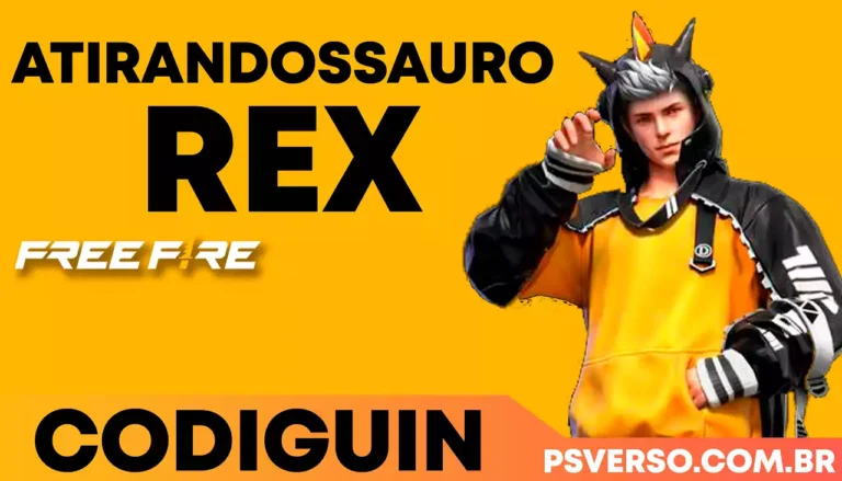 CODIGUIN FF Resgate Código Atirandossauro Rex Free Fire no Rewards