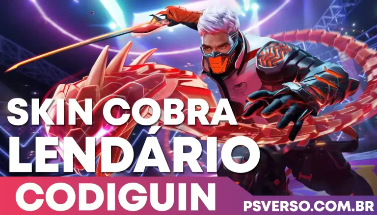 CODIGUIN FF Resgate Código Cobra LENDÁRIO Free Fire no Rewards