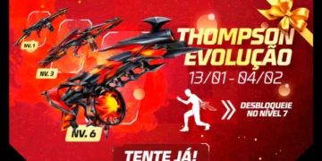 Escolha Royale Free Fire Thompson Evolutiva