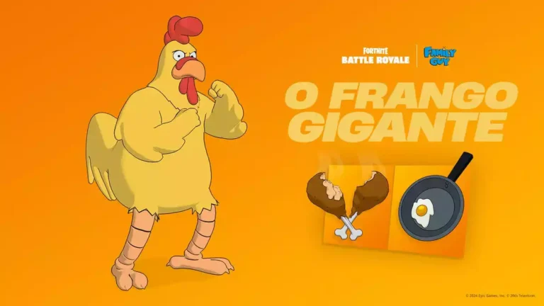 Fortnite ganha traje O Frango Gigante de Family Guy