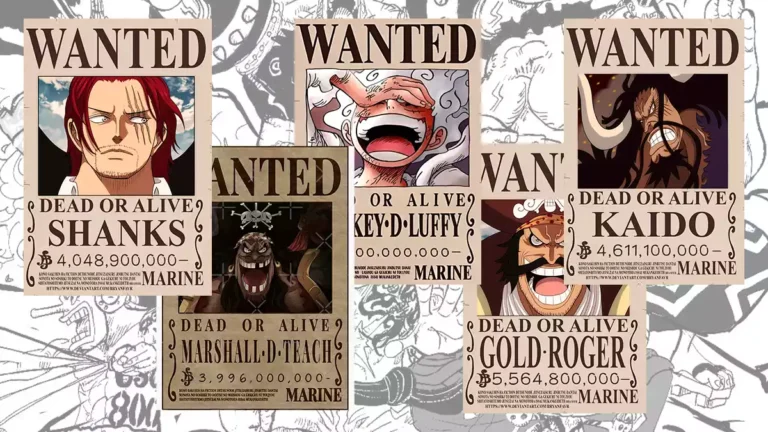 One Piece Maiores Recompensas