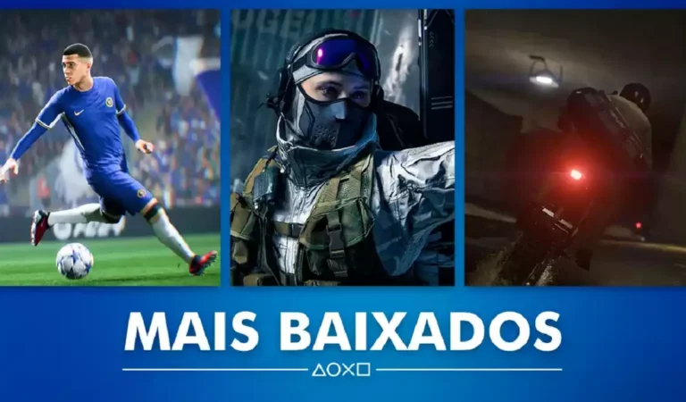 PS Store: Jogos mais baixados do mês de dezembro de 2023