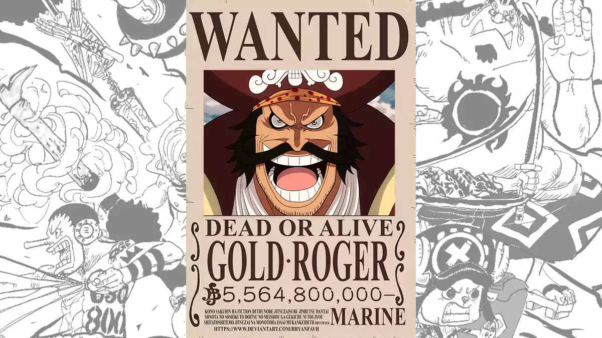 Recompensa One Piece Gol D Roger