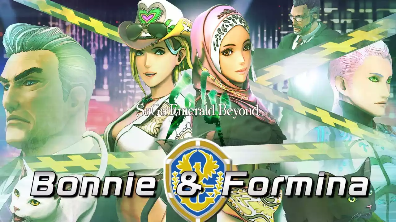 SaGa Emerald Beyond ganah trailer das personagens Bonnie Blair e Formina Franklyn