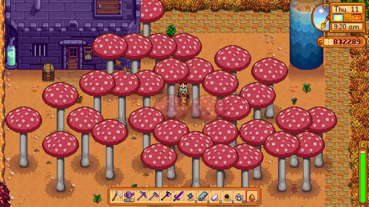 Stardew Valley Como cultivar Árvores de Cogumelos