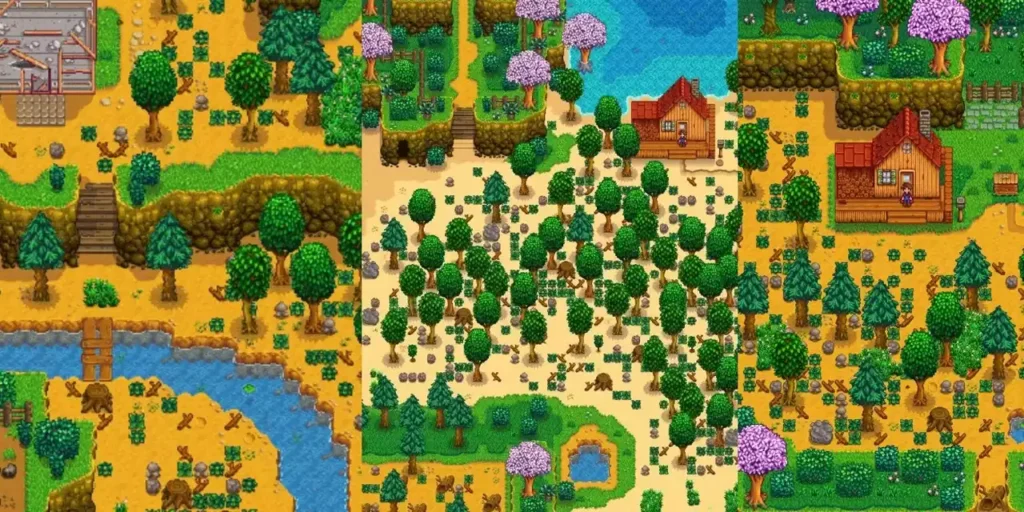 Stardew Valley Melhores mapas de Fazenda