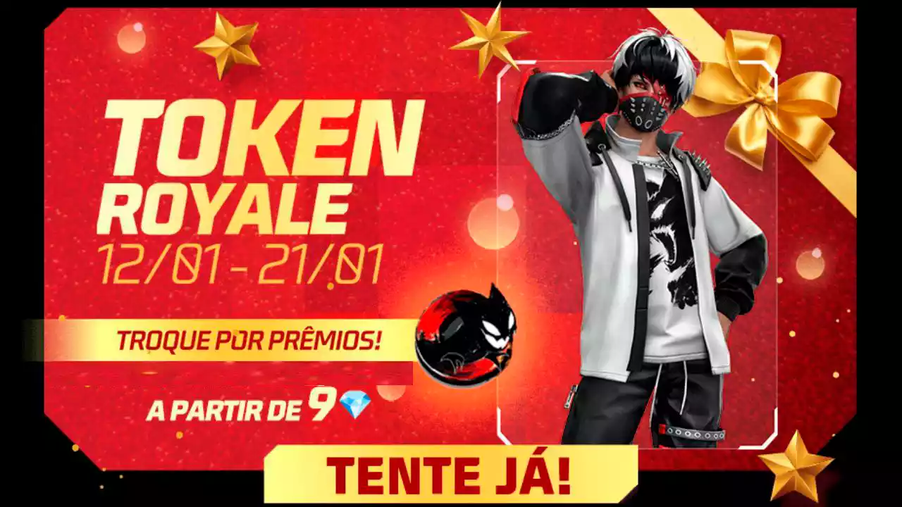 Token Royale Free Fire Conjunto Salem