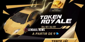 Token Royale Free Fire Lamborghini Aventador