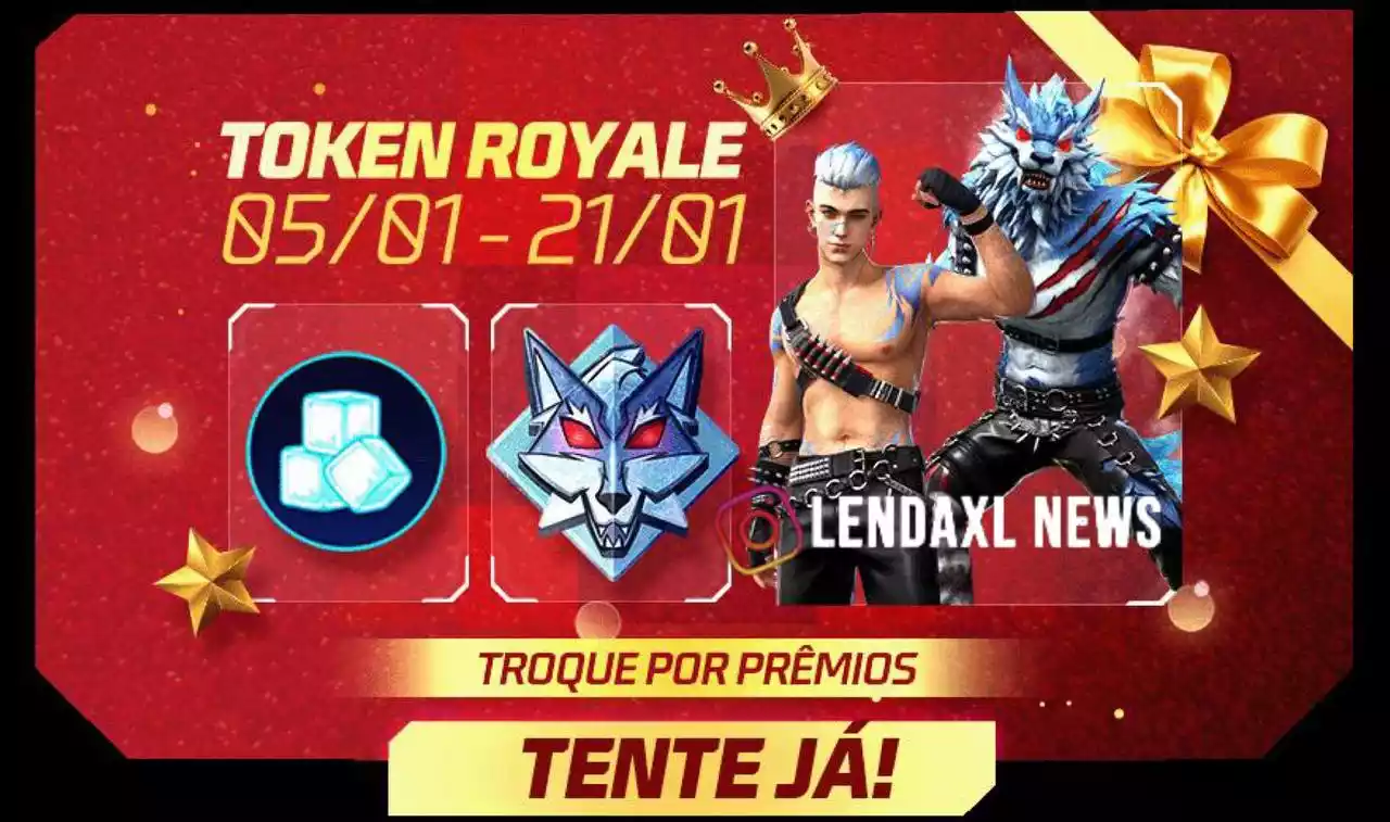 Token Royale Free Fire Skin Lobisomem 2024