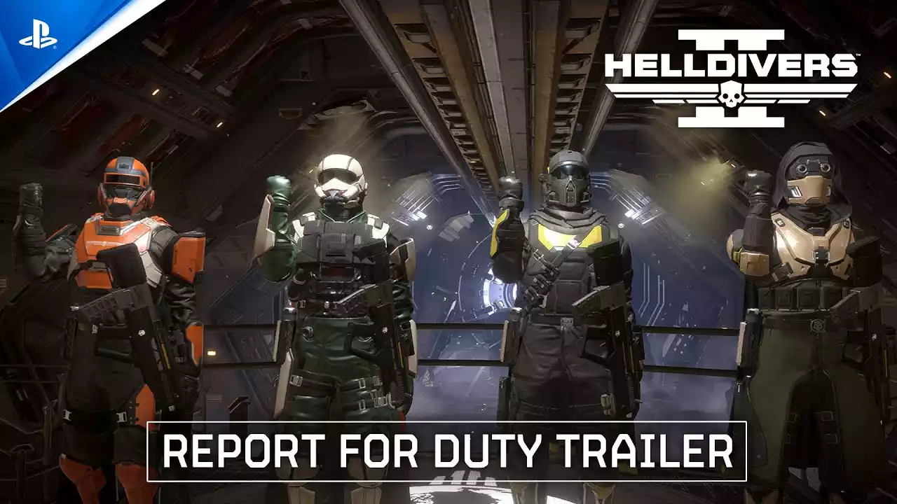 Veja novo trailer de Helldivers 2 Report for Duty