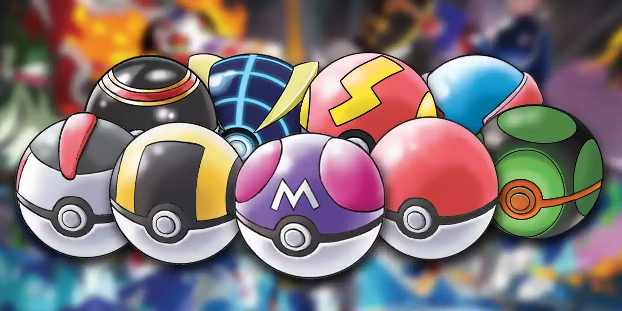 pokemon tipos pokebola