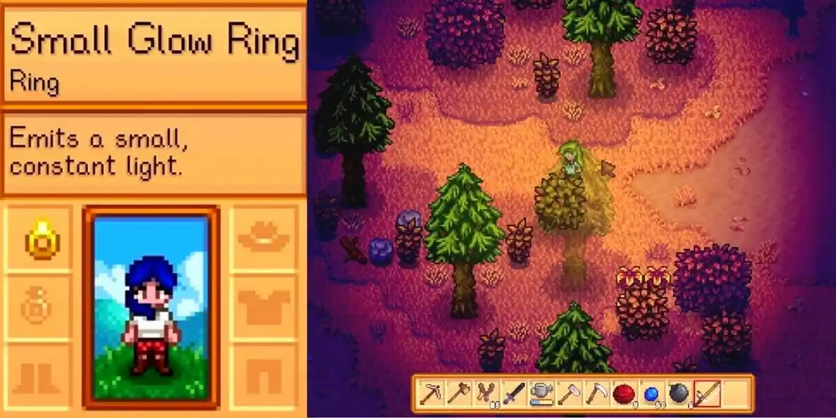 Anel de Brilho Pequeno Stardew Valley Anel de Brilho Pequeno Stardew Valley