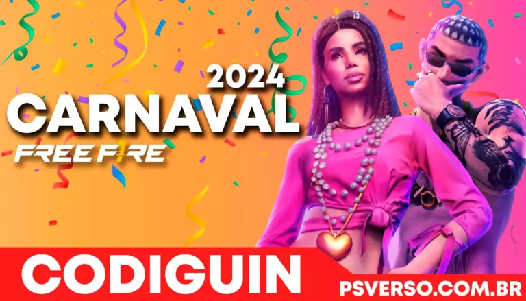 CODIGUIN FF Resgate Códigos Carnaval 2024 Free Fire no Rewards