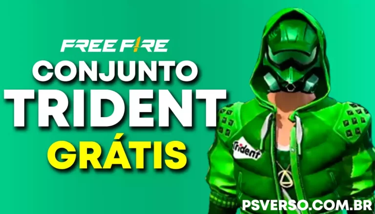 Free Fire X Trident Promoção dá Conjunto Trident grátis; Confira como resgatar