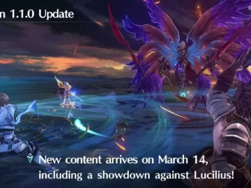 Granblue Fantasy Relink ganhará atualização 1.1.0 em 14 de março com a batalha contra o chefe Lucilius