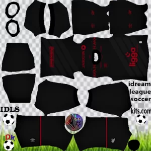 Kits Atualizados do Athletico Paranaense para Dream League Soccer 2024 Uniforme Terceiro