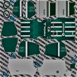 Kits Atualizados do Coritiba para Dream League Soccer 2024 Uniforme Reserva