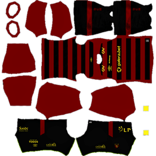 Kits Atualizados do Sport para Dream League Soccer 2024 Uniforme Titular