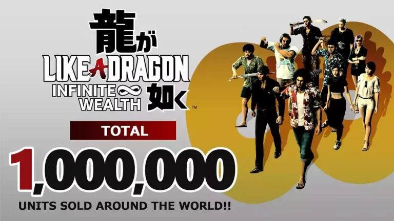 Like a Dragon Infinite Wealth já vendeu mais 1 milhão de unidades