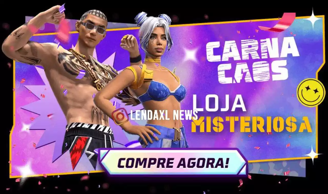 Loja Misteriosa Free Fire Conjunto Vibe do Funk
