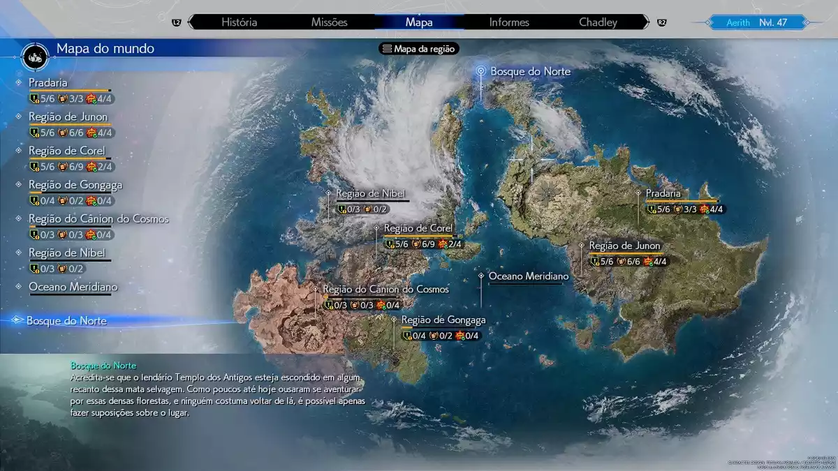 Review Final Fantasy VII Rebirth Mapa