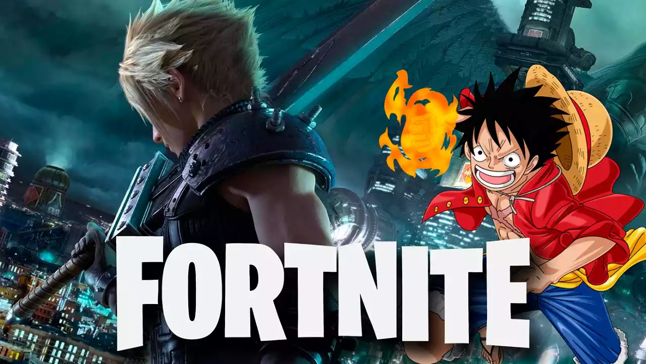 Rumor Fortnite pode ter colaboração com One Piece e Final Fantasy 7