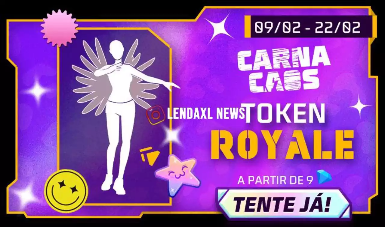 Token Royale Free Fire Emote Samba