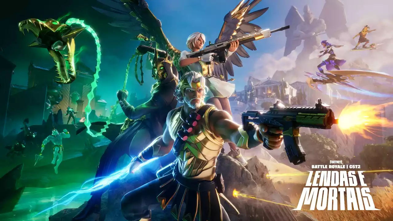 Fortnite Capítulo 5 Temporada 2 trará a mitologia grega em Lendas e Mortais