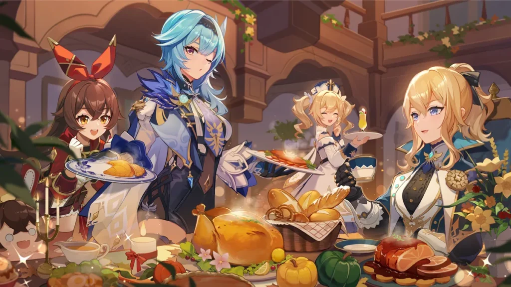 Genshin Impact Todos os pratos especiais dos personagens