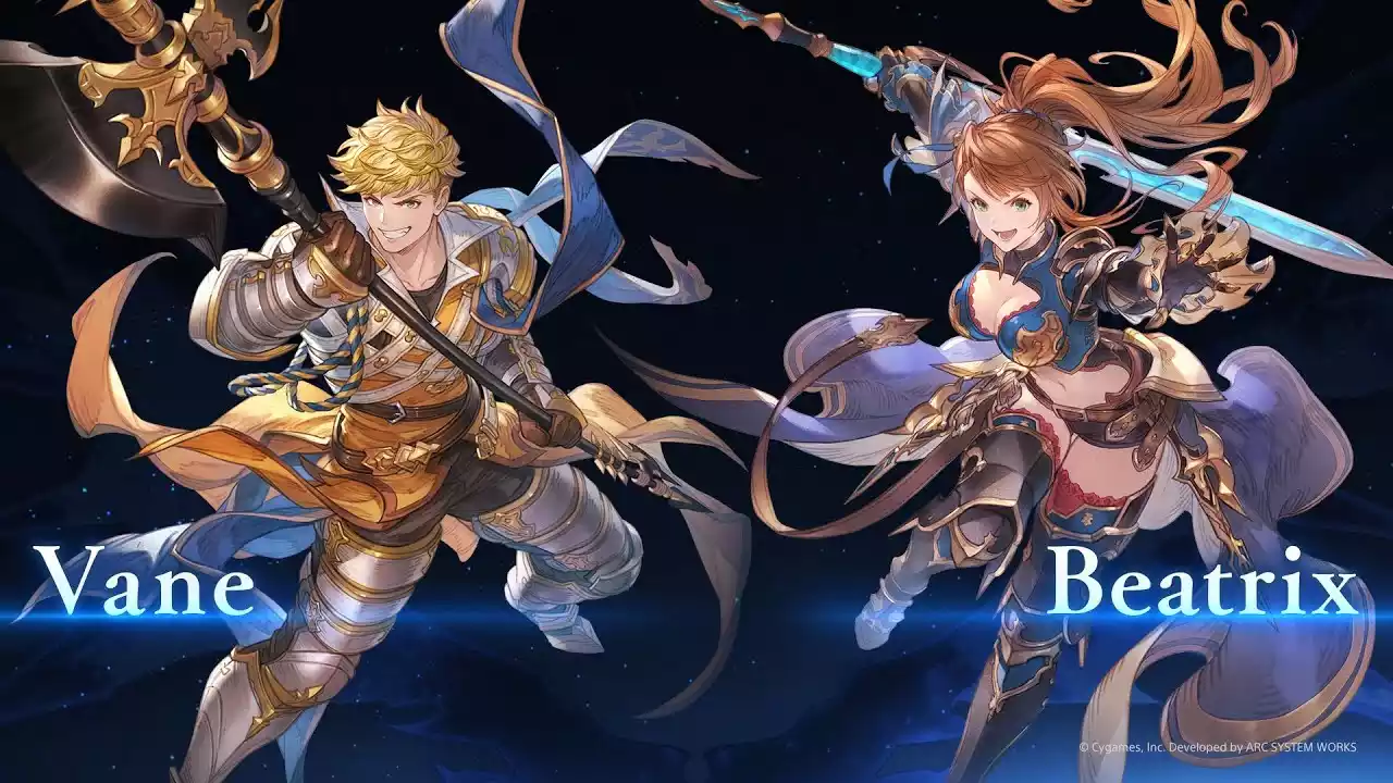 Granblue Fantasy Versus Rising anuncia Vane para fim de abril e Beatrix para final de maio