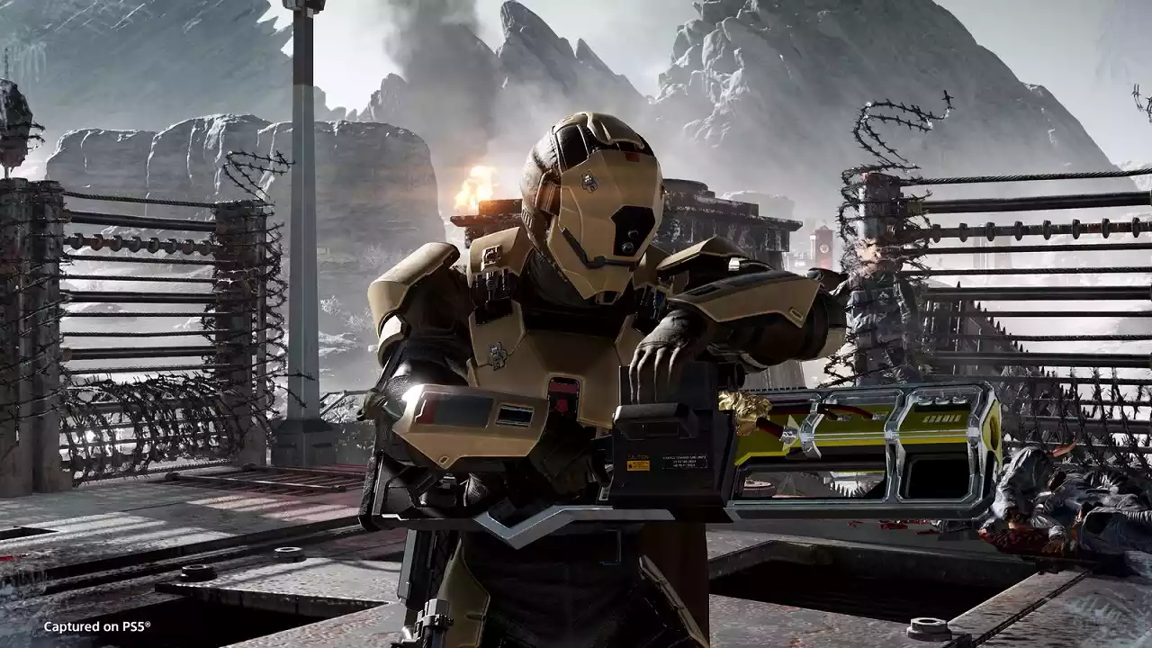 Helldivers 2 ganhará novas armaduras e armas na atualização De Ponta