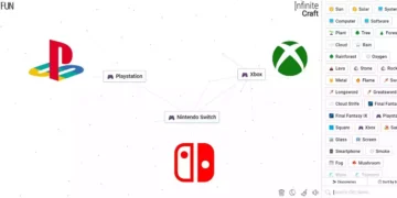 Infinite Craft Como criar PlayStation, Switch e Xbox