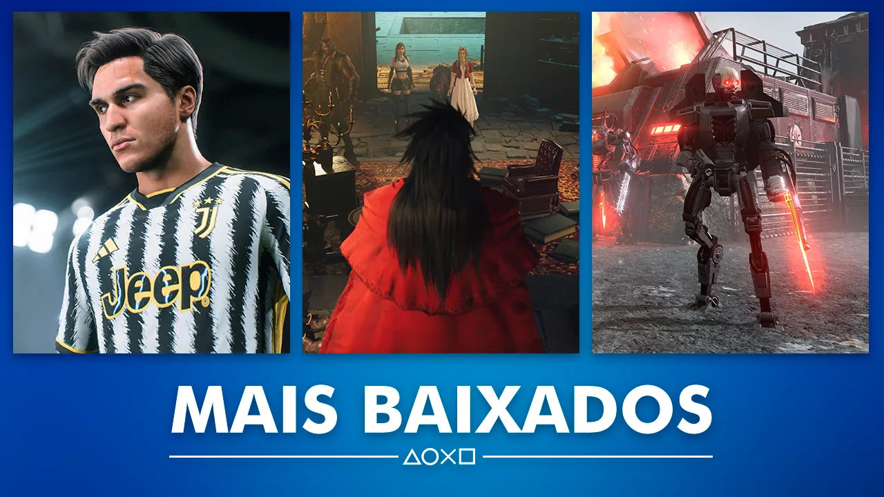 PS Store Jogos mais baixados do mês de fevereiro de 2024