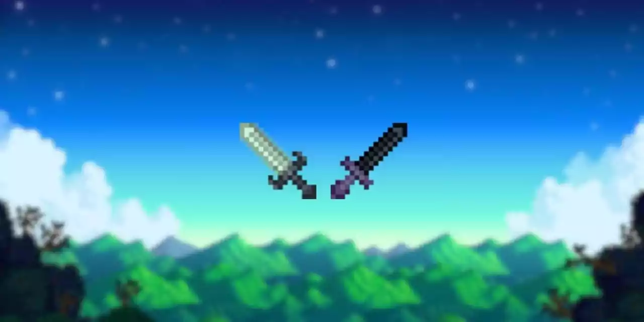 Stardew Valley Espada das Trevas Espada Obsidiana