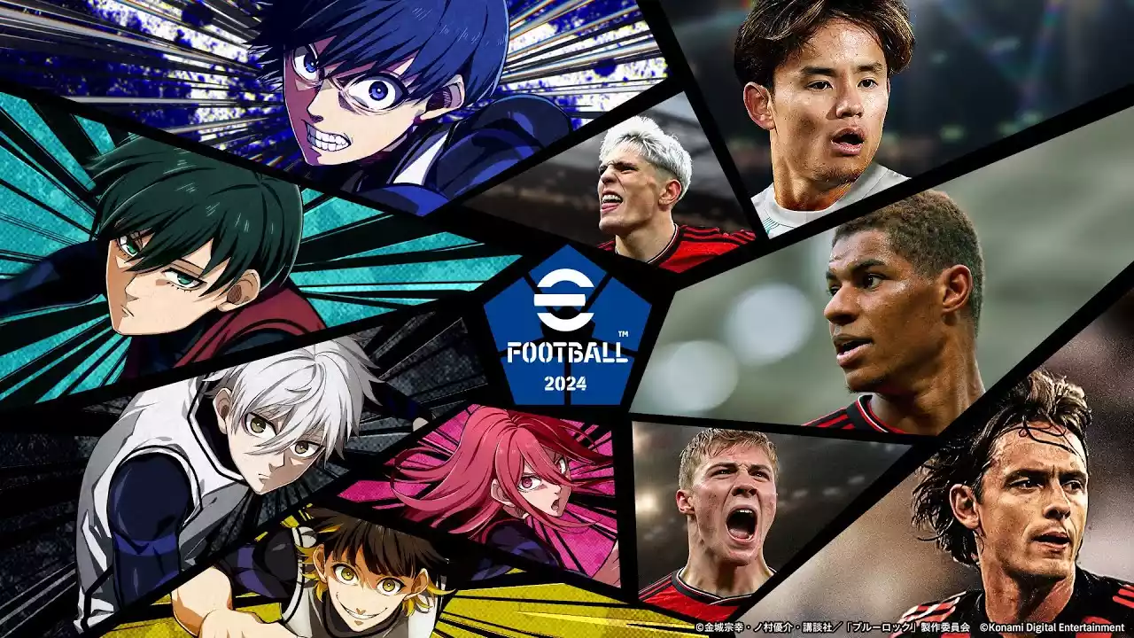 eFootball 2024 ganha atualização v3.4.0; Colaboração com o anime Blue Lock