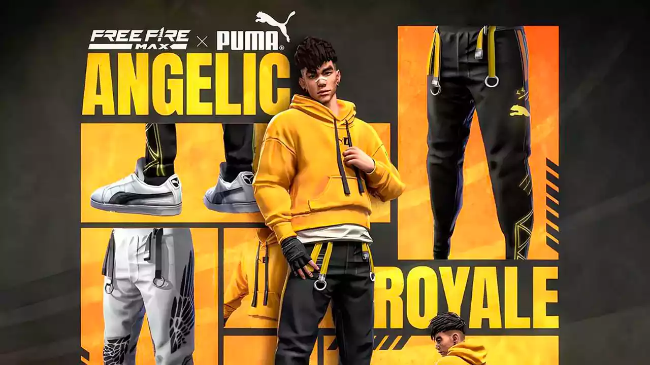 Free Fire X Puma Parceria promete skins Angelical