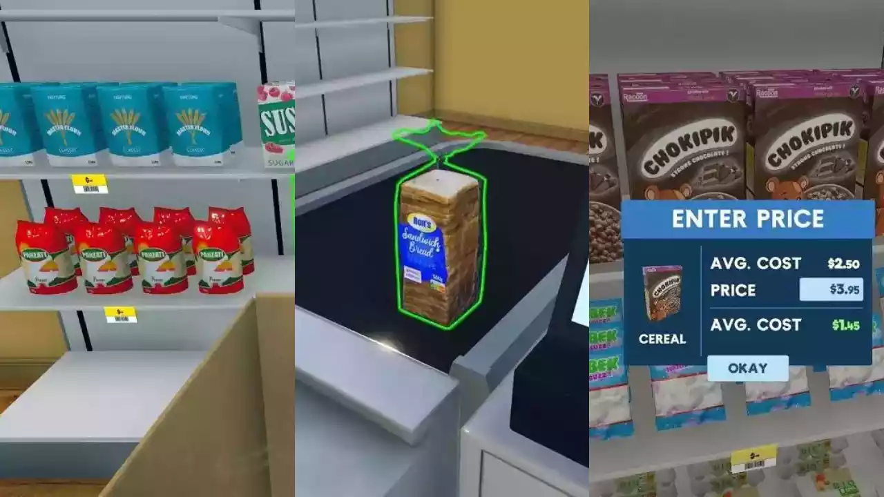 Supermarket Simulator Produtos importantes para comprar primeiro