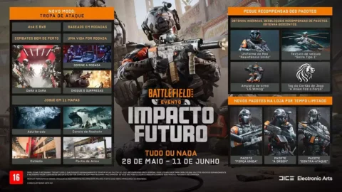 Battlefield 2042 ganhará evento Impacto Futuro em 28 de maio; Confira o trailer