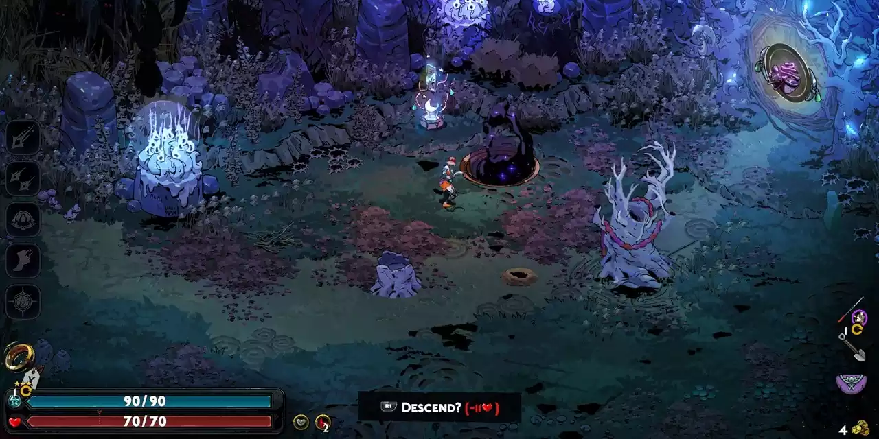 Hades 2 Você deve descer no portão do Caos
