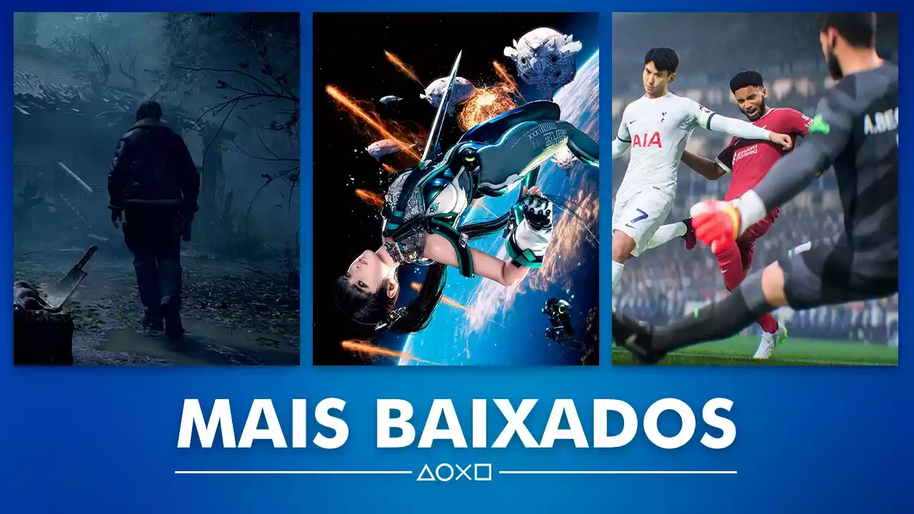 PS Store Jogos mais baixados do mês de Abril de 2024