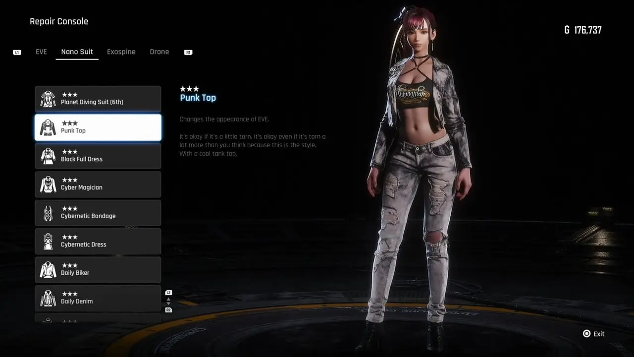 Stellar Blade outfit location Punk Top 2