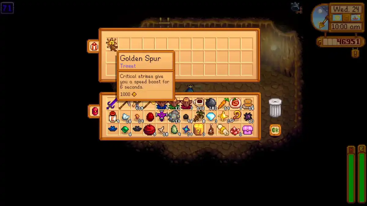 Stardew valley como encontra espora dourada menu Stardew valley como encontra espora dourada menu