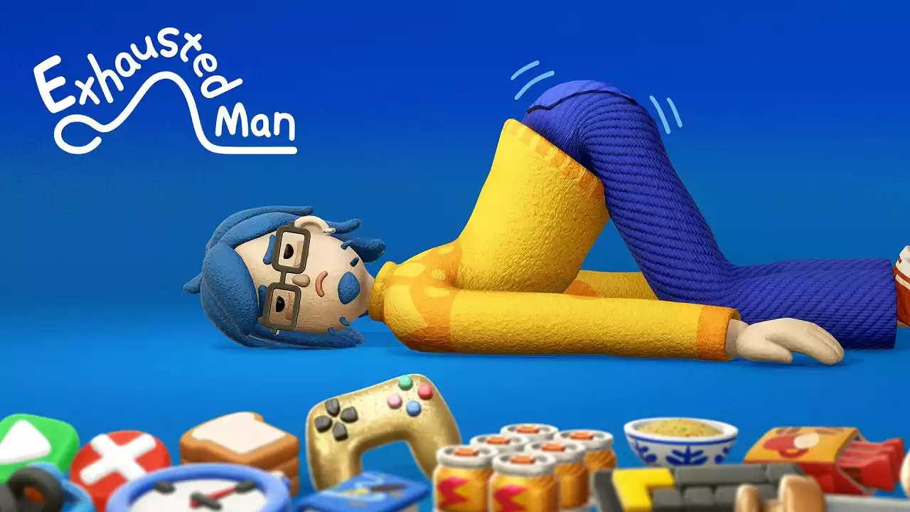Exhausted Man