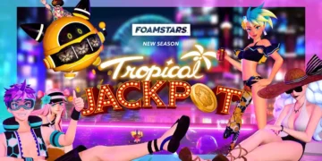 Foamstars fanha a 6ª Temporada Tropical Jackpot