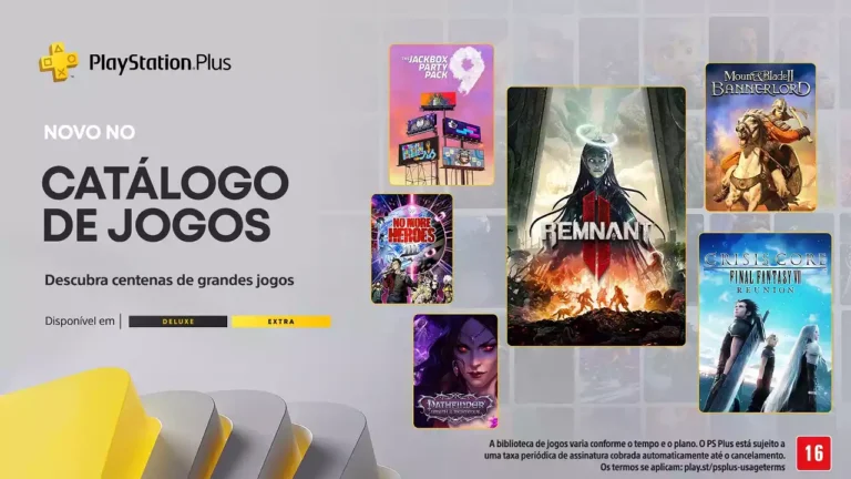 PS Plus Extra e Deluxe Confira o Catálogo de Jogos de Julho de 2024