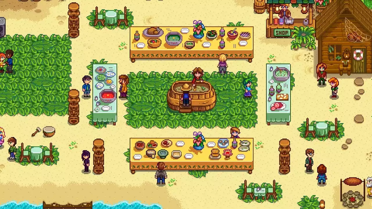 Stardew Valley guia festival luau