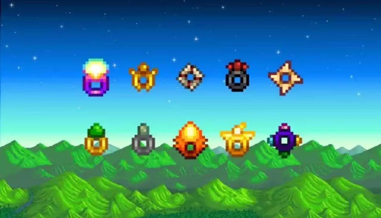 stardew valley melhores aneis
