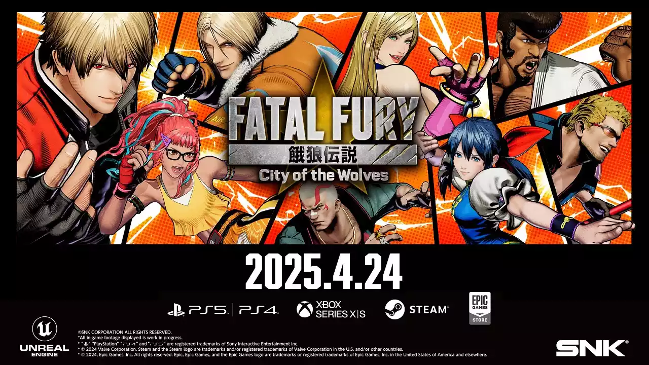Fatal Fury City of the Wolves Data Lançamento