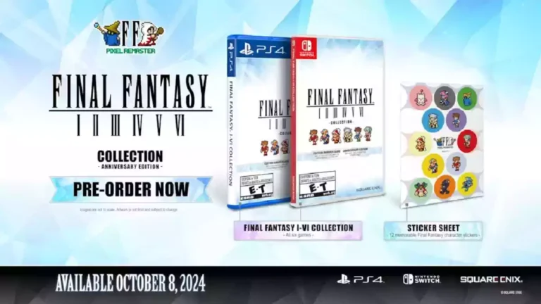 Final Fantasy Pixel Remaster ganhará versão física “Anniversary Edition” em outubro (2)