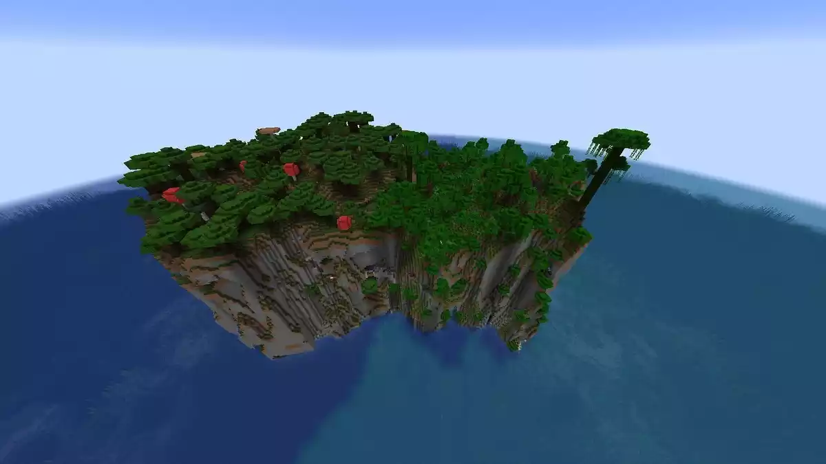 The Island Cliffs Seed Minecraft